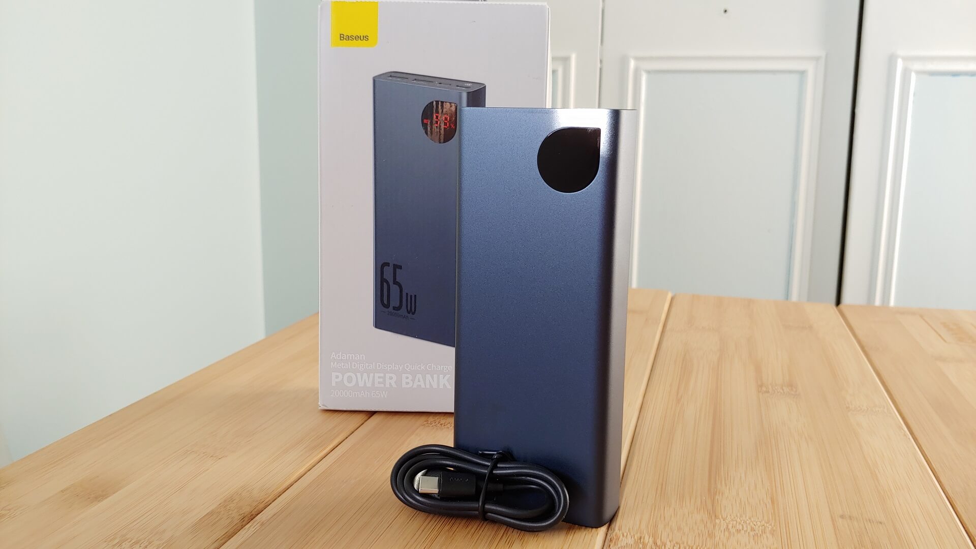 marxistisk Diskant værksted Review: Baseus 20,000mAh 65W USB-C Power Delivery Power Bank