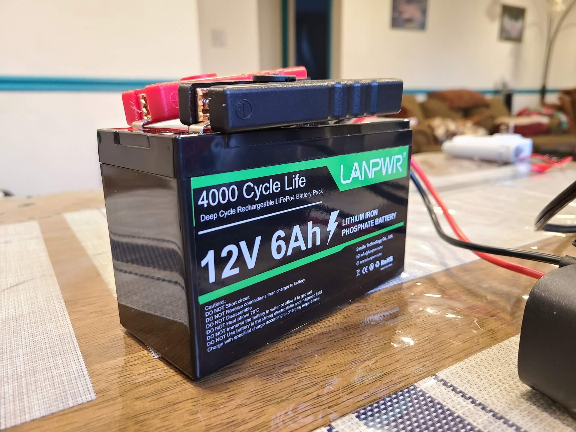 Review: LANPWR 12V 6Ah LiFePO4 Battery