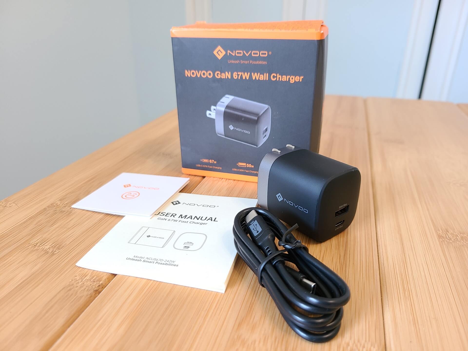 NOVOO 67W GaN III Power Delivery Charger Review