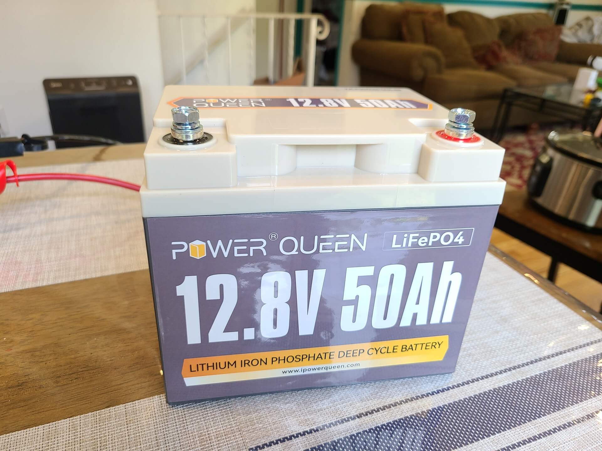 Timeusb 12V 50Ah LiFePO4 Battery, 640Wh & 640W